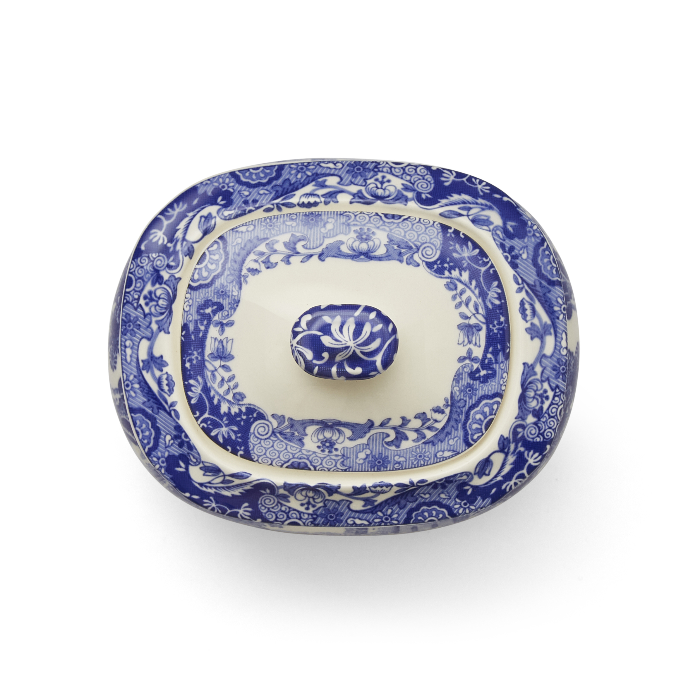 Blue Italian Covered Sugar Bowl image number null